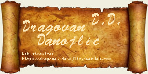 Dragovan Danojlić vizit kartica